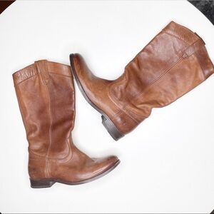Frye Billy Pull On Cowboy Western Boot Cognac Women’s Size 6.5
